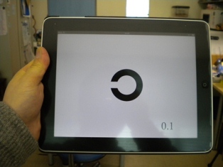 iPadによる日用視力測定ツール