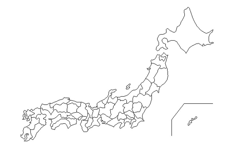 都道府県の地形
