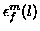 $\epsilon_f^m(l)$