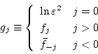 \begin{displaymath}
g_{j} \equiv \left\{
\begin{array}{ll}
\ln \varepsilon^{...
...f_{j} & j > 0 \\
\bar{f}_{-j} & j < 0
\end{array} \right.
\end{displaymath}